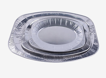 Disposable food grade aluminum foil BBQ baking pans for fish aluminum foil product